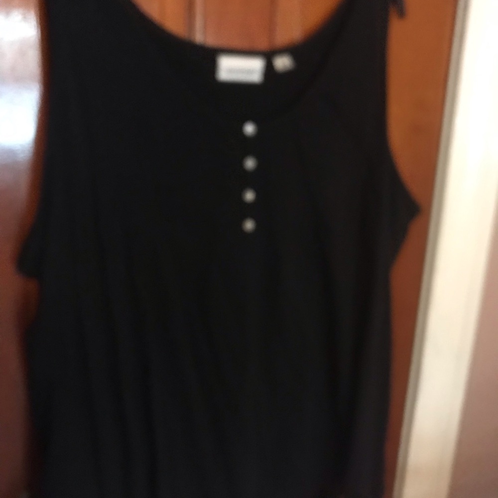Black tank top